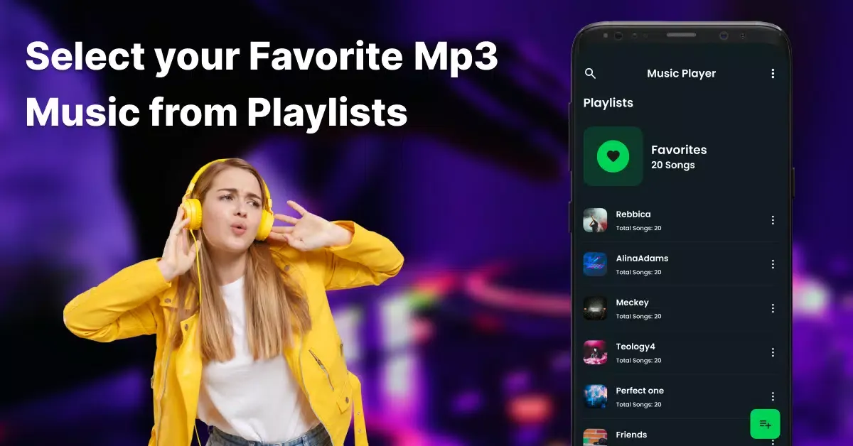 Ảnh chụp màn hình của Music Player