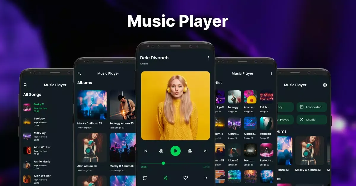 Ảnh chụp màn hình của Music Player