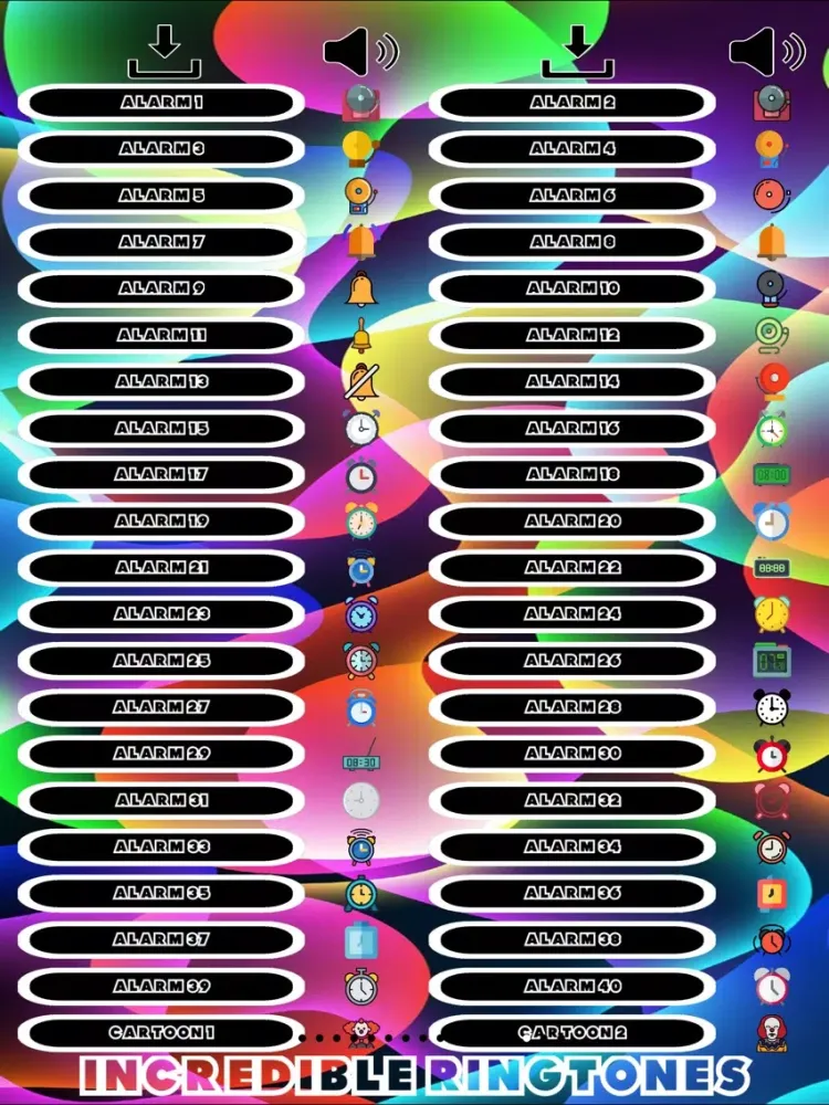 Incredible Ringtones iPad 应用截图