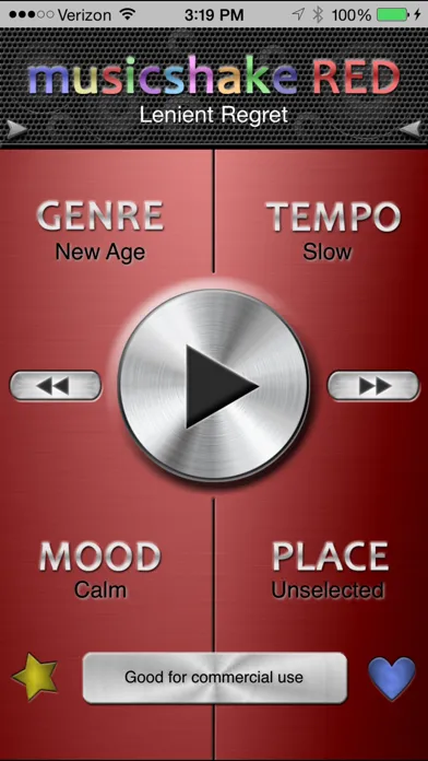 Free Background Music - Musicshake RED স্ক্রিনশট