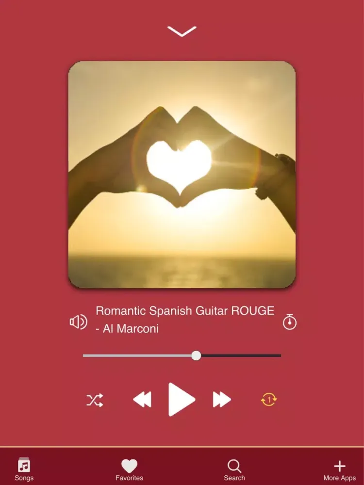 Captures d'écran de Love Songs and Romantic Music iPad 