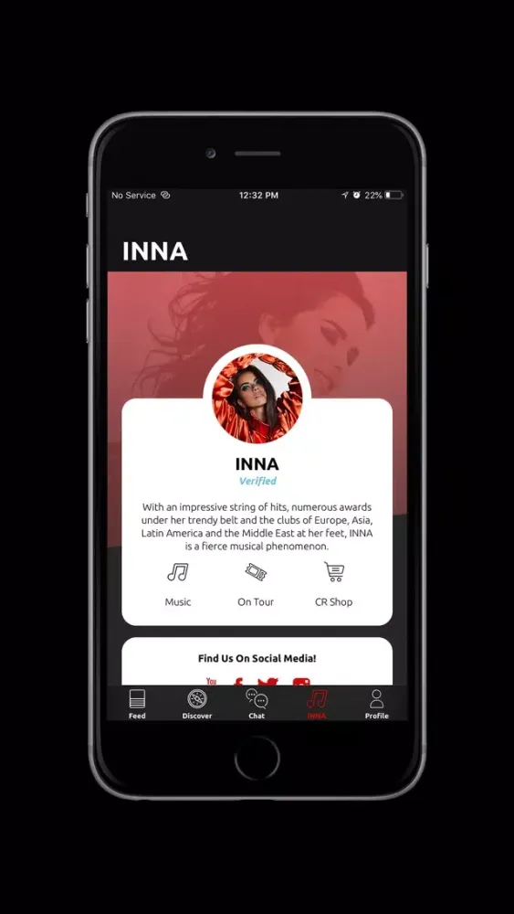 Tangkapan layar INNA - Official App