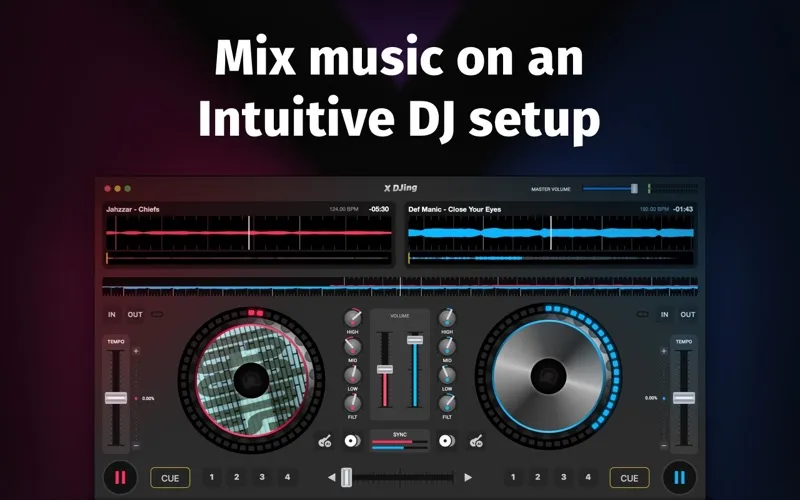 Tangkapan skrin X Djing - Music Mix Maker
