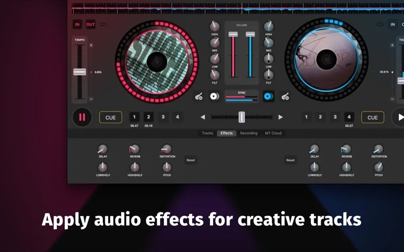 Tangkapan skrin X Djing - Music Mix Maker