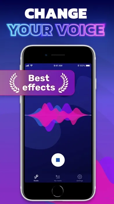 ภาพหน้าจอของ Voice Shifter - Vocal effects