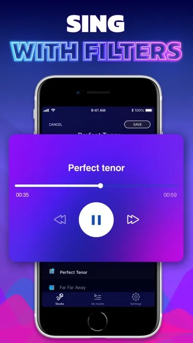 ภาพหน้าจอของ Voice Shifter - Vocal effects