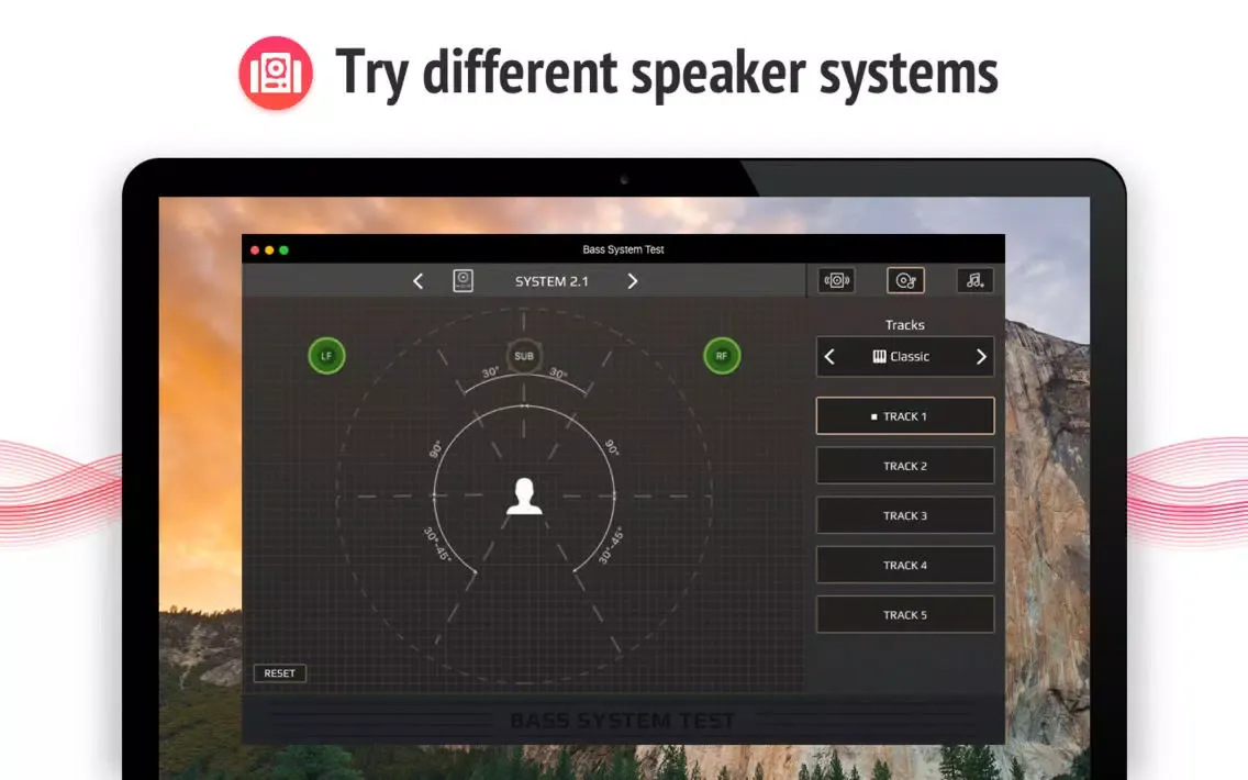 Bass System Test Screenshots