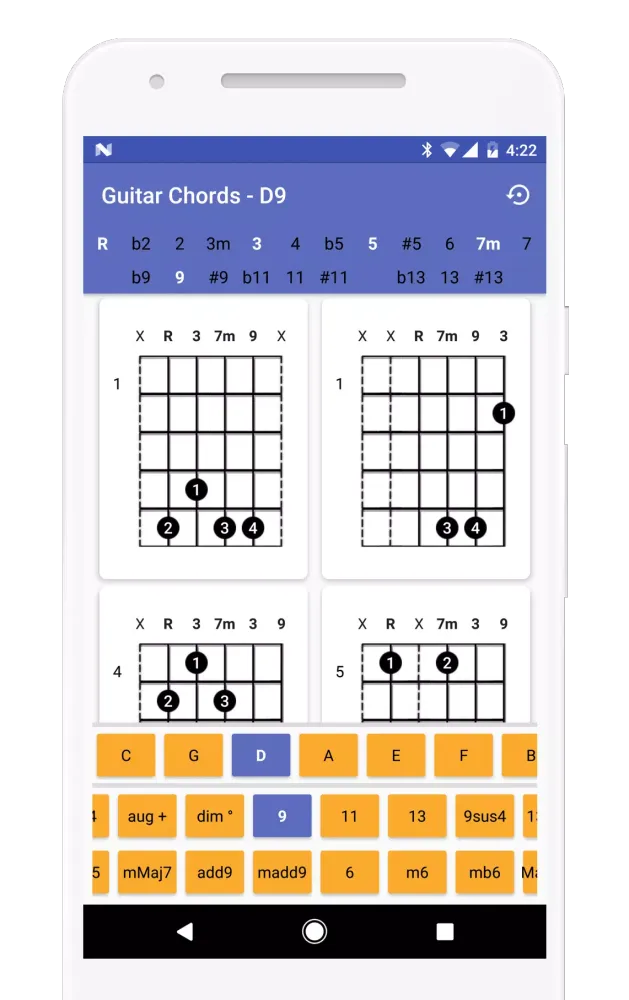 Guitar Chords Finder 스크린샷