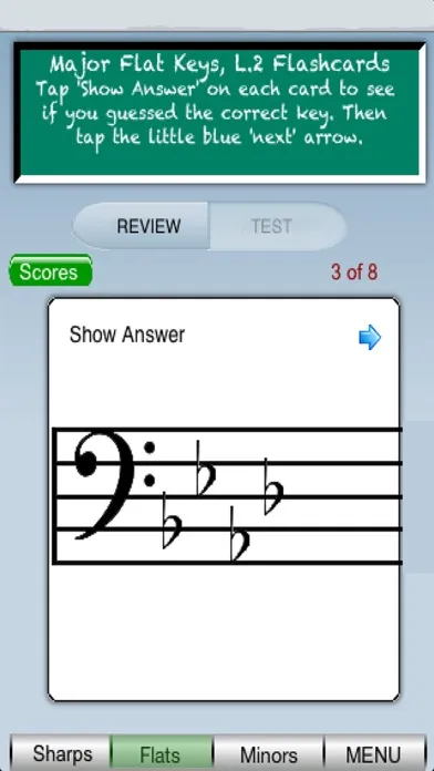 Tangkapan layar Scales Tutor for iPhone