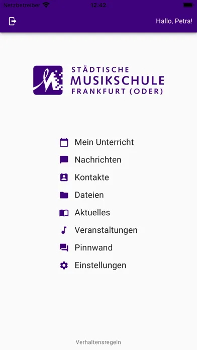 Capturas de pantalla de Musikschule Frankfurt Oder