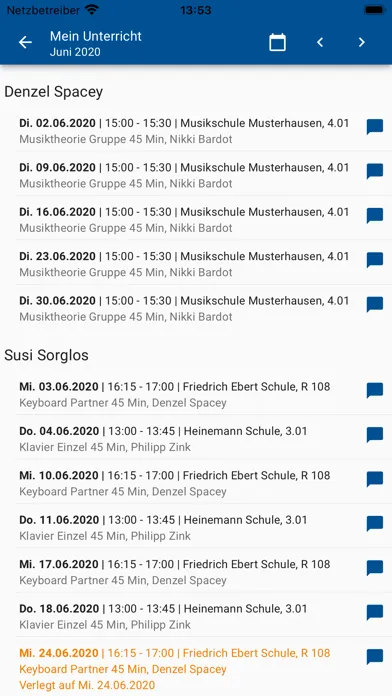 Zrzuty ekranu Musikschule Neu-Ulm