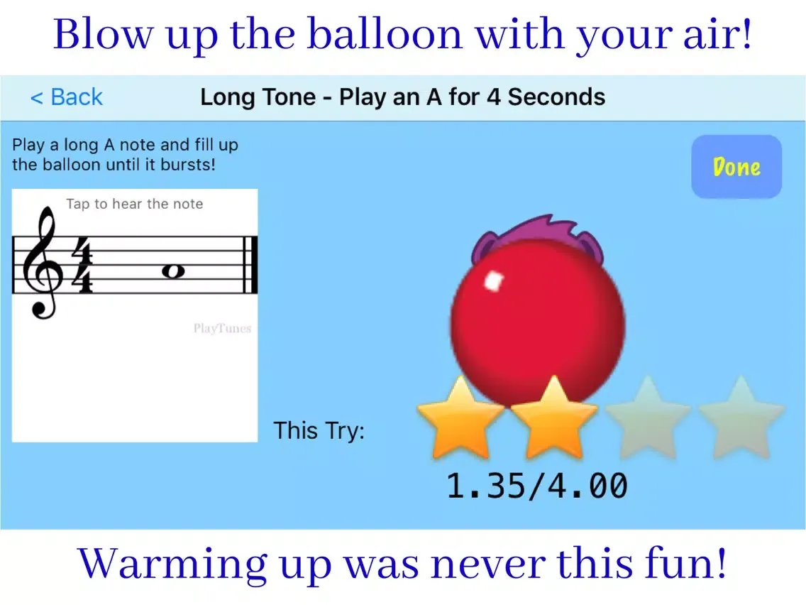 Capturas de pantalla de PlayTunes: Concert Band Time! iPad 