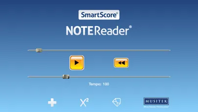 ภาพหน้าจอของ SmartScore NoteReader