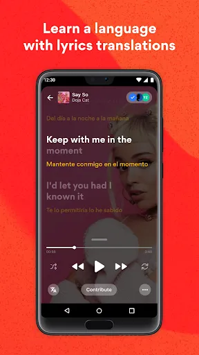 Capturas de pantalla de Musixmatch: lyrics finder