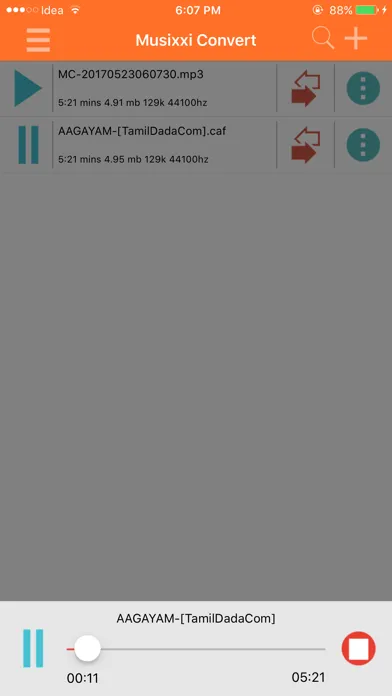 Скриншоты Musixxi Convert