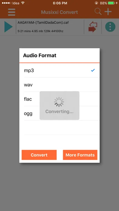Скриншоты Musixxi Convert