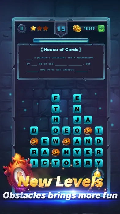 Tangkapan skrin Word Crossy - Word Puzzle Game