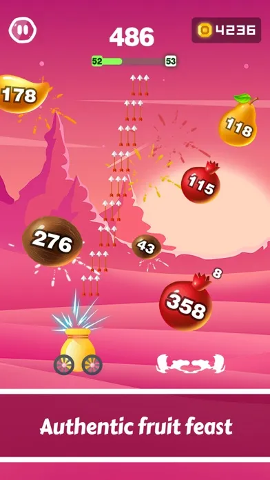 Captures d'écran de Knife Fruit Blast - Fruit Shot