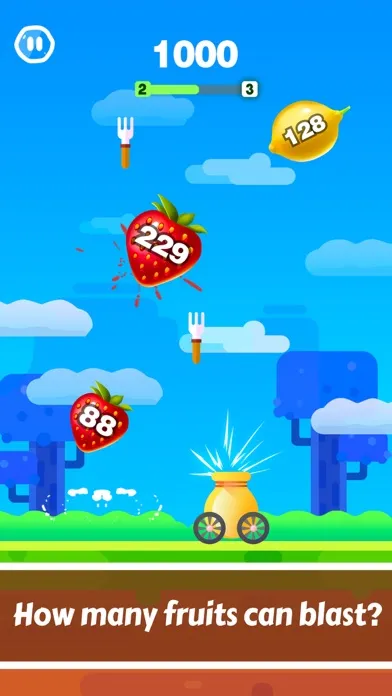 Captures d'écran de Knife Fruit Blast - Fruit Shot