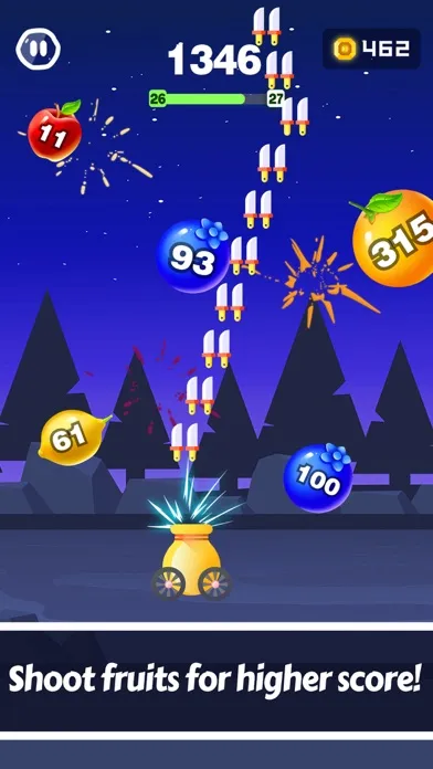Captures d'écran de Knife Fruit Blast - Fruit Shot
