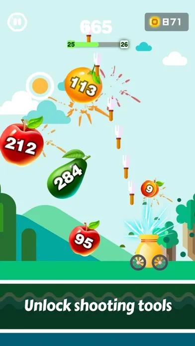 Captures d'écran de Knife Fruit Blast - Fruit Shot