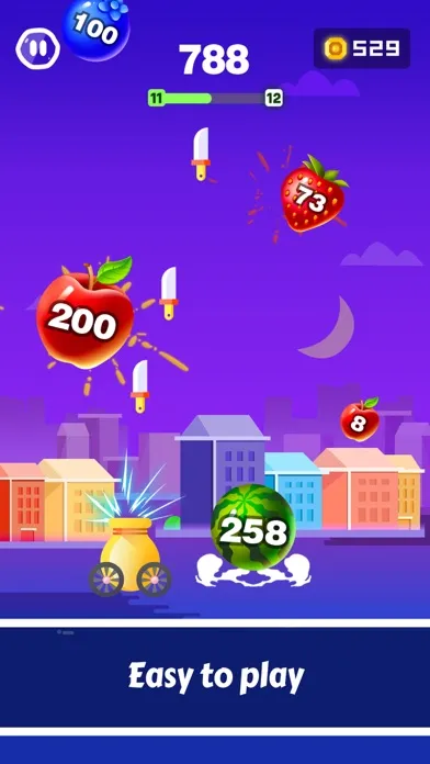 Captures d'écran de Knife Fruit Blast - Fruit Shot