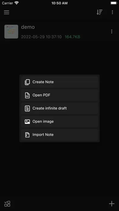 Ảnh chụp màn hình của EasyNote: Note, Handwrite, PDF