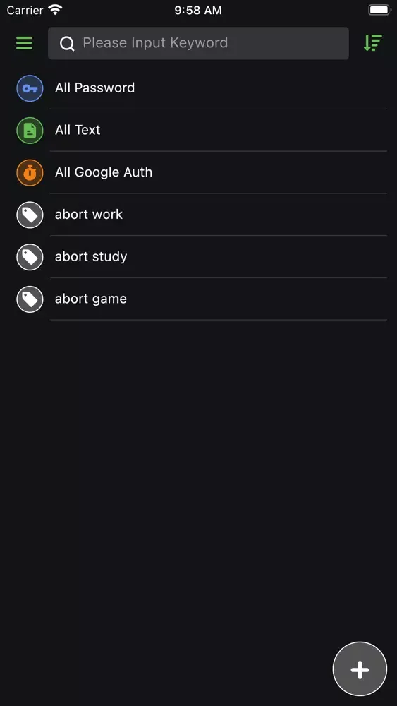 IPFS Password Manager Screenshots