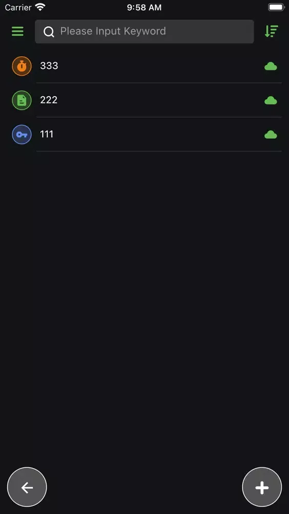 IPFS Password Manager Screenshots