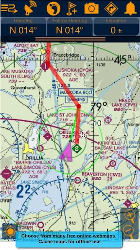Zrzuty ekranu PathAway Outdoor GPS Navigator