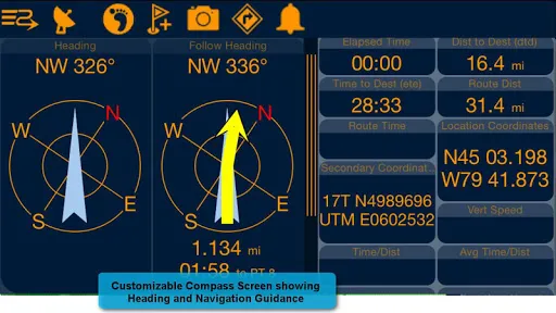 Zrzuty ekranu PathAway Outdoor GPS Navigator