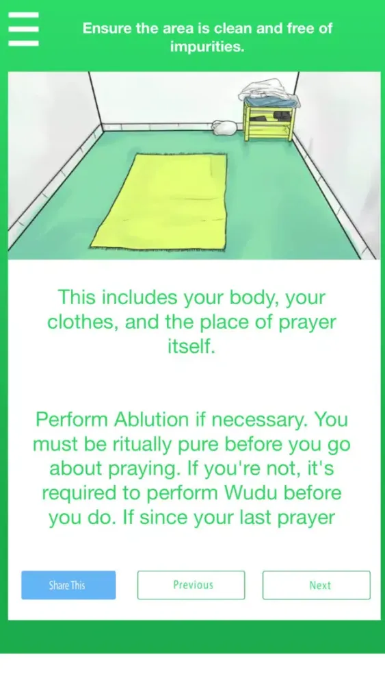 Screenshot di Step By Step Salah - How to perform Salah(Namaz)