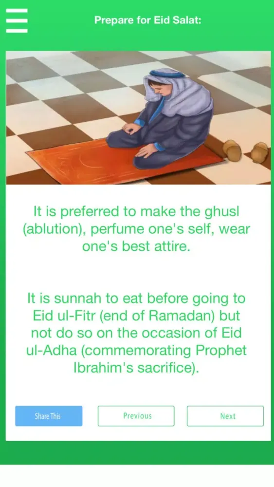 Screenshot di Step By Step Salah - How to perform Salah(Namaz)