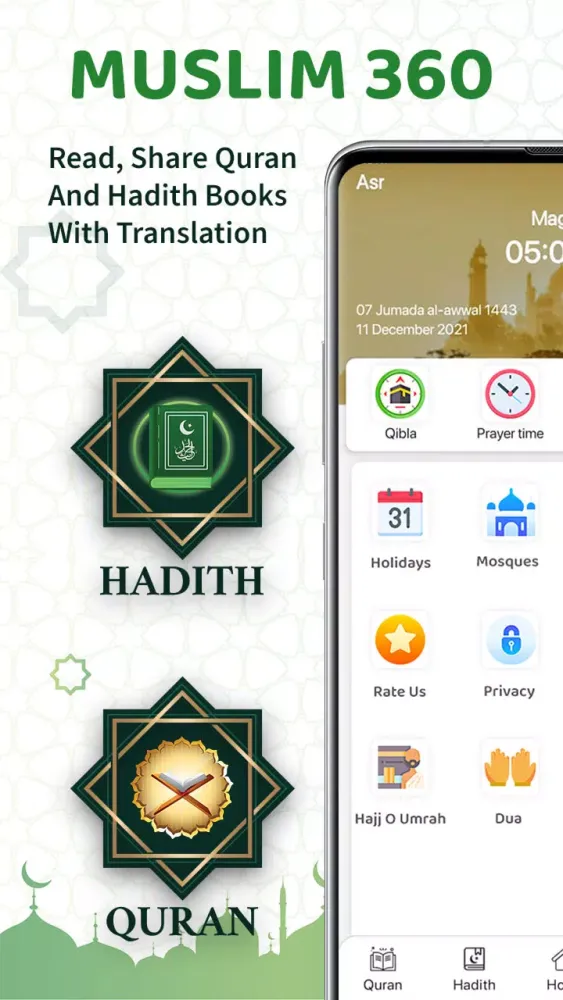 Muslim 360-Prayer Times, Quran Screenshots