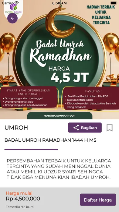 Mutiara Sunnah स्क्रीनशॉट