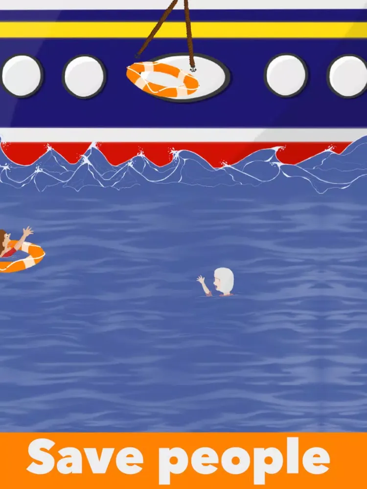 Rescue me - throw the lifeguard iPad  سکرین شاٹس