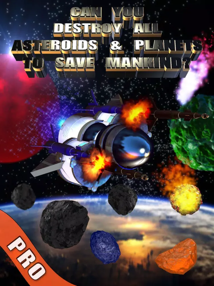 تصاویر Asteroids & Planets Clash - A Space Shooting Saga PRO iPad 