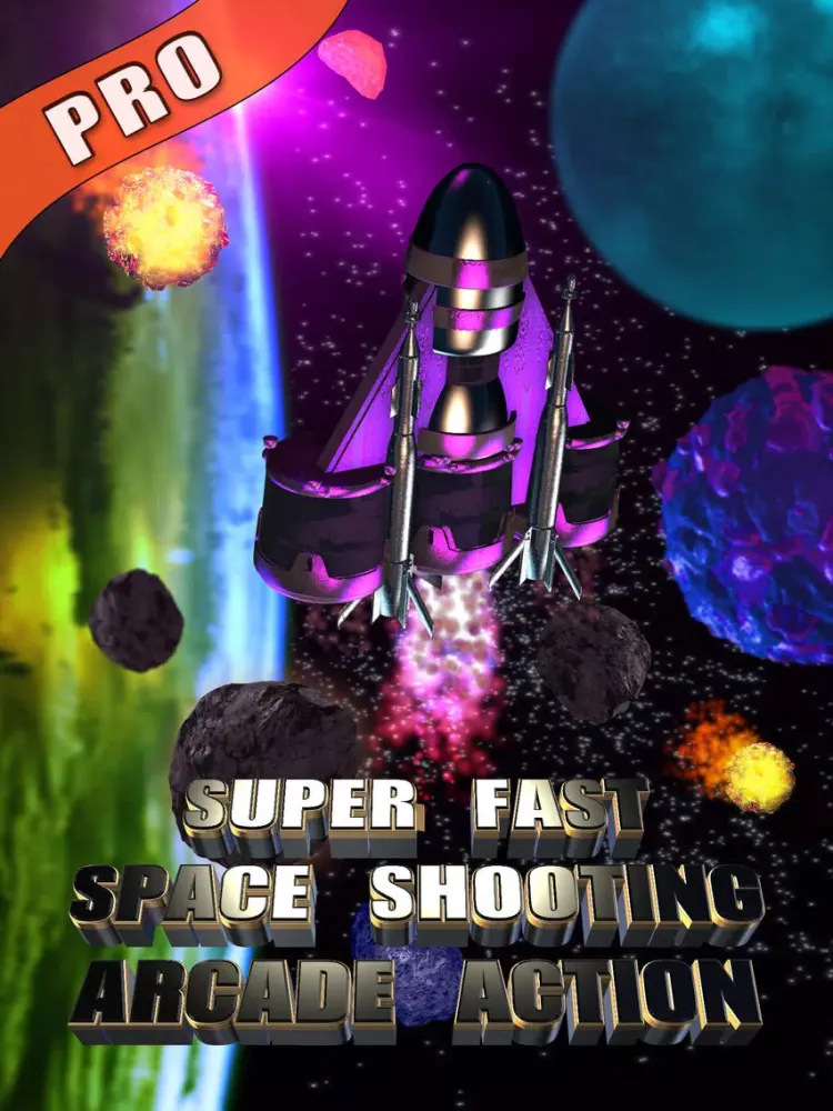 تصاویر Asteroids & Planets Clash - A Space Shooting Saga PRO iPad 