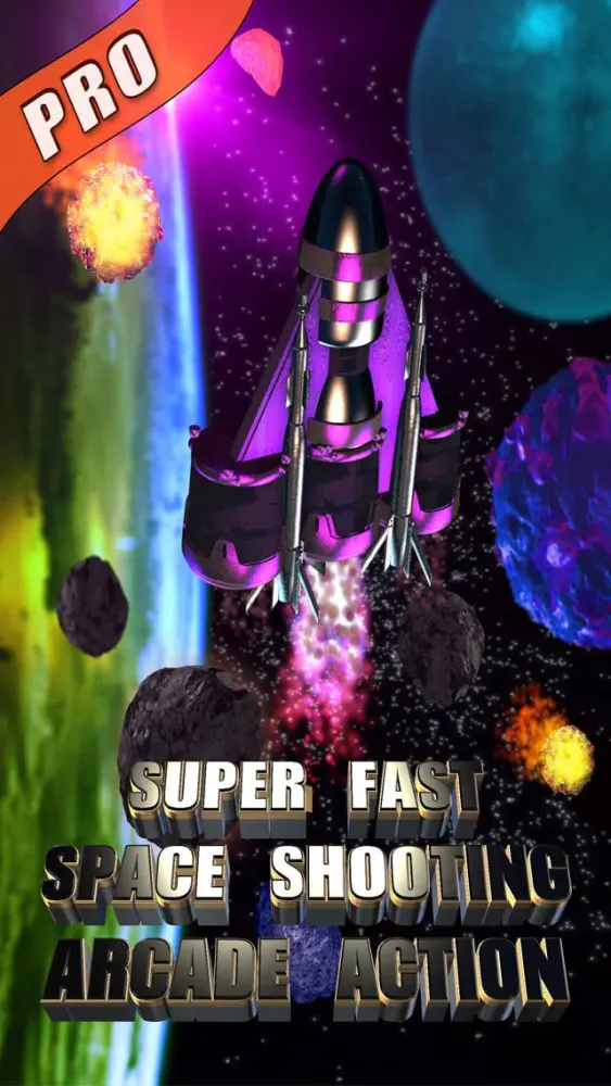 تصاویر Asteroids & Planets Clash - A Space Shooting Saga PRO
