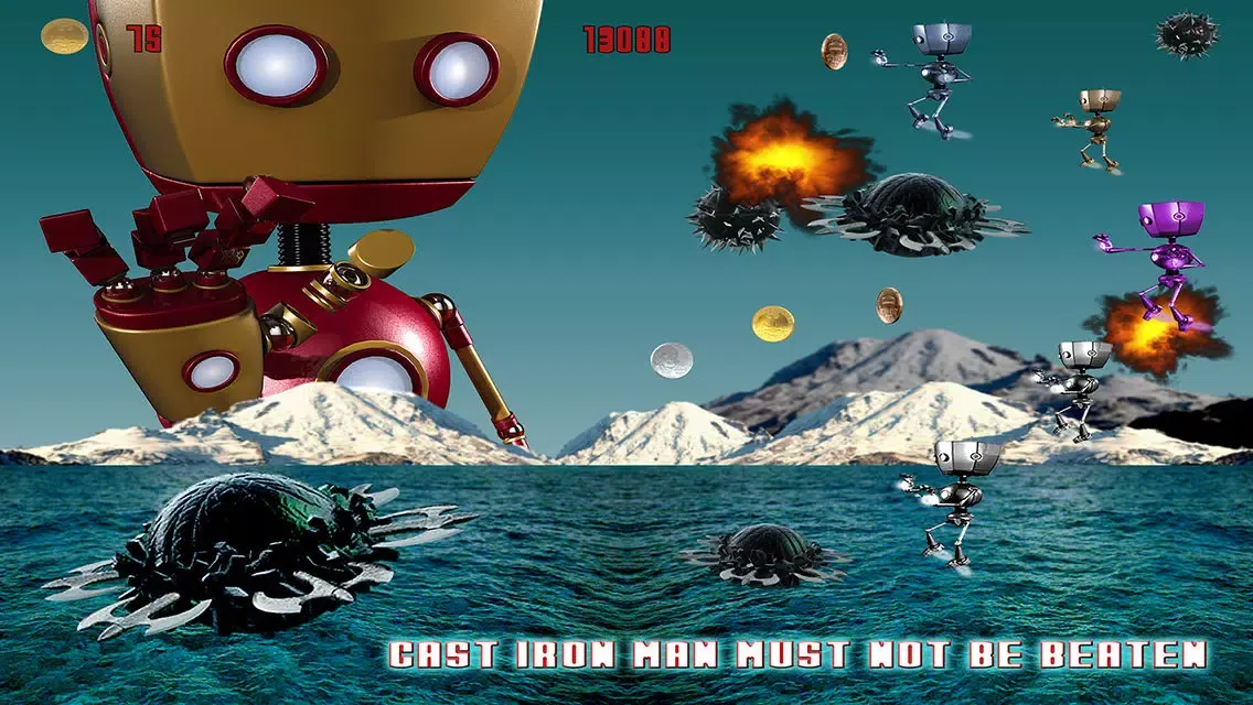 Cast Iron Robot Wars - Iron Man Shooting Edition應用截圖