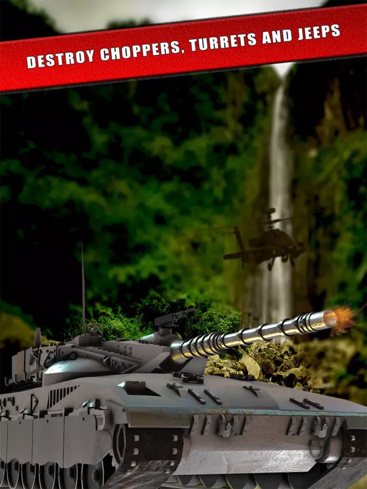 World War Micro Tanks - Jungle Warfare Blitz iPad 应用截图