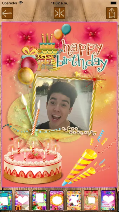 صور Create birthday photo frames