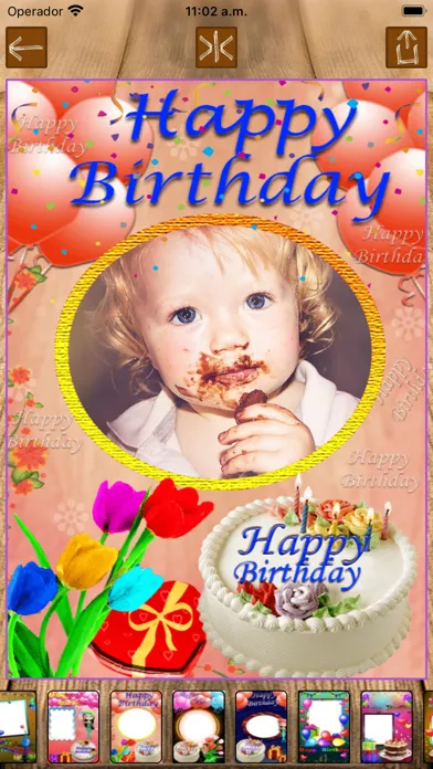 صور Create birthday photo frames