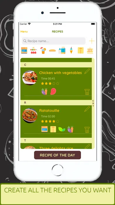 Скриншоты SiChef - Menu planner