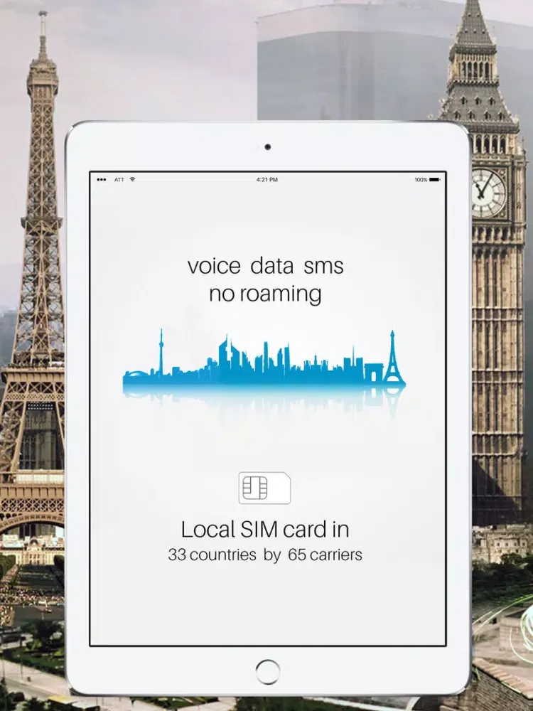 Local SIM — sim cards from local mobile providers. Avoid roaming costs iPad  Screenshots