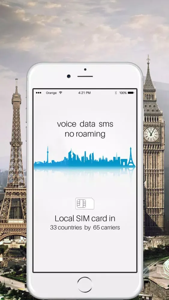 Local SIM — sim cards from local mobile providers. Avoid roaming costs Screenshots