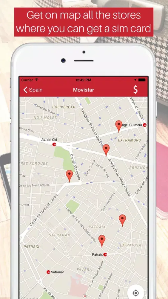 Local SIM — sim cards from local mobile providers. Avoid roaming costs Screenshots