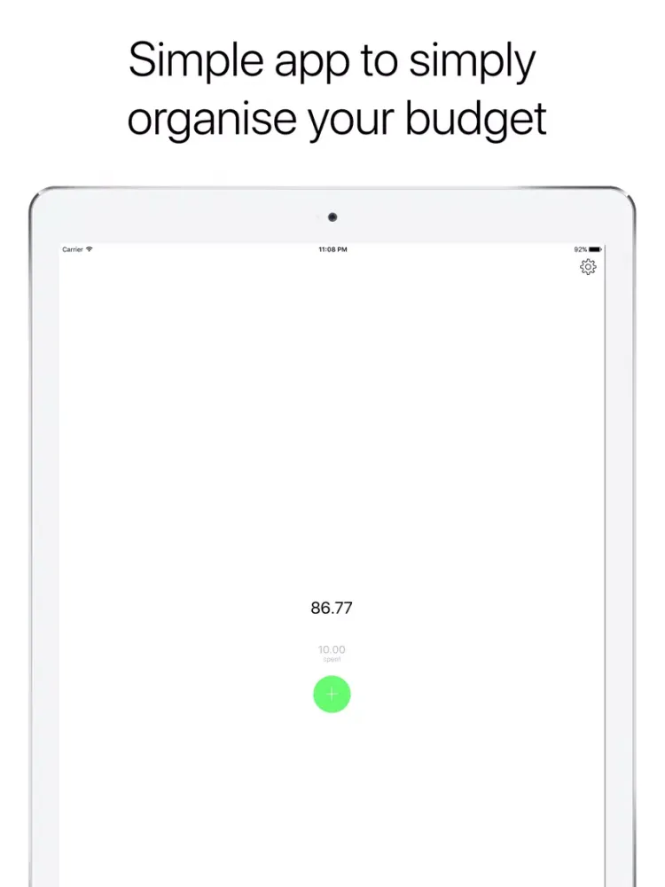 Daily Budget Planner iPad  स्क्रीनशॉट