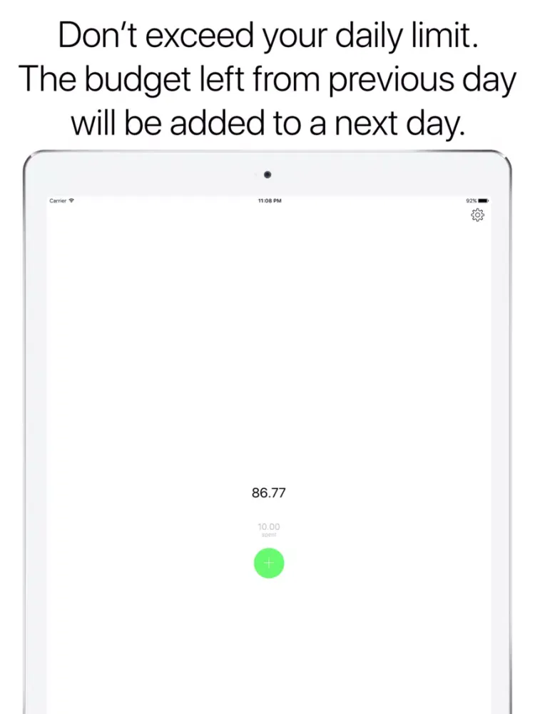 Daily Budget Planner iPad  स्क्रीनशॉट