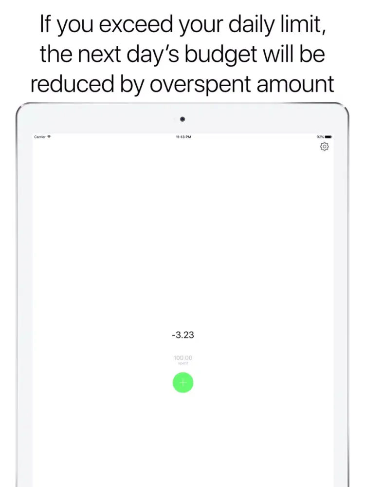 Daily Budget Planner iPad  स्क्रीनशॉट